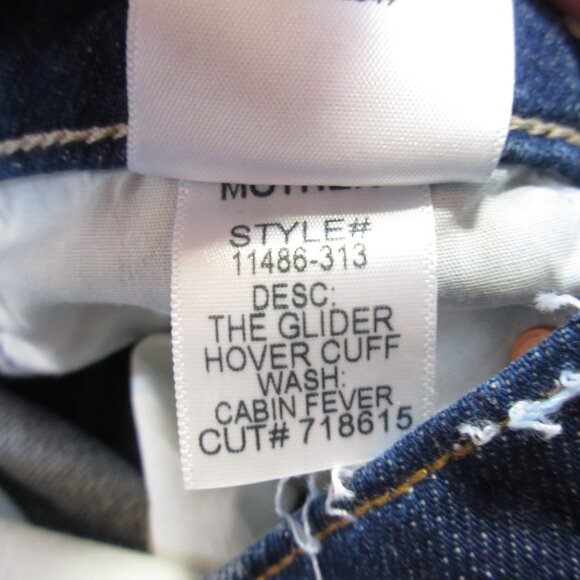 NWT Chloe Fineman x MOTHER The Glider Hover Cuff in Cabin Fever Rigid Jeans 26 - Picture 7 of 12